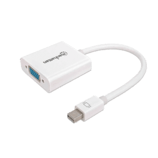 ADAPTADOR MINI DP/VGA FHD 322508 BLANCO BOLSA
