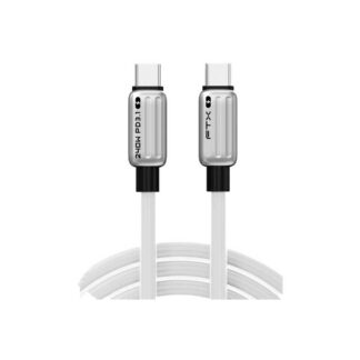CABLE USB-C M/M 2M FTX-CM240-ZSW2 240W/480MBPS/5A/48V/IPHONE BLANCO