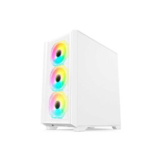 GABINETE GAMER FTX-702WH VIDRIO TEMPLADO MATX/MITX BLANCO