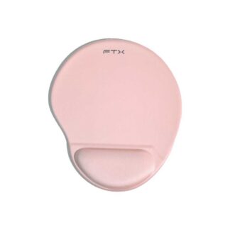 MOUSE PAD FTXMPG01-PK 31X27CM CON APOYO DE MUÑECA EN GEL ROSA