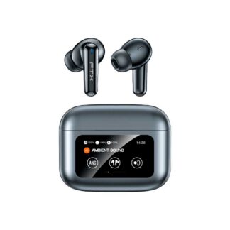 AURICULAR CON MICROFONO FTX E56L-GY BT/MIC/ANC/TOUCH/IPX6 GRIS C/PANT LED