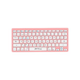 TECLADO FTX BLUETOOTH FTXB1000 ULTRA SLIM ESP/ROSA